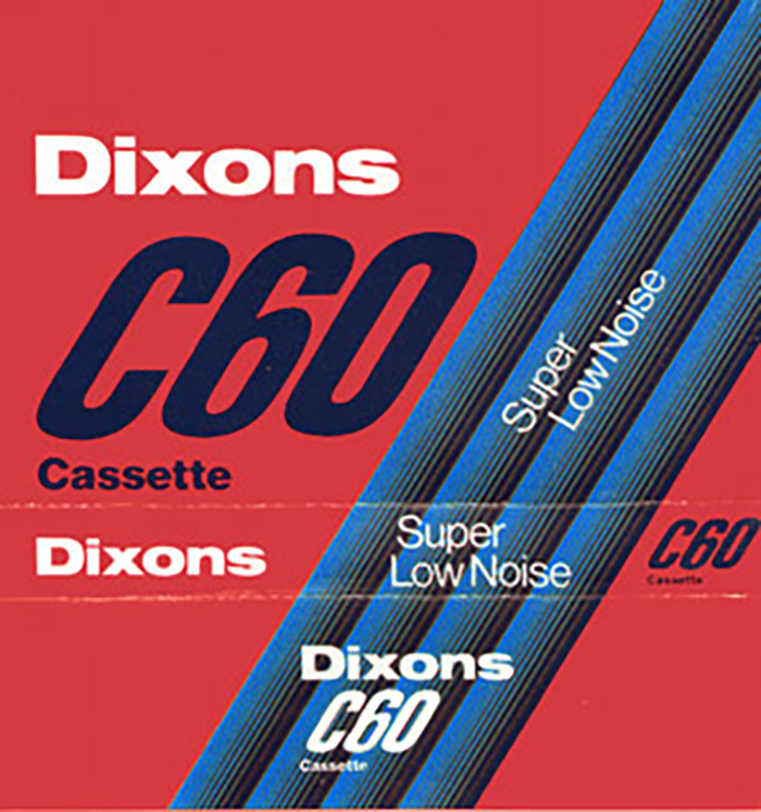 Compact Cassette Dixons 60 Type I Normal UK