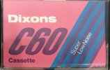 Compact Cassette Dixons 60 Type I Normal UK