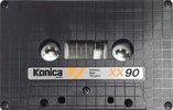 Compact Cassette Konica XX 90 Type I Normal 1984 Japan