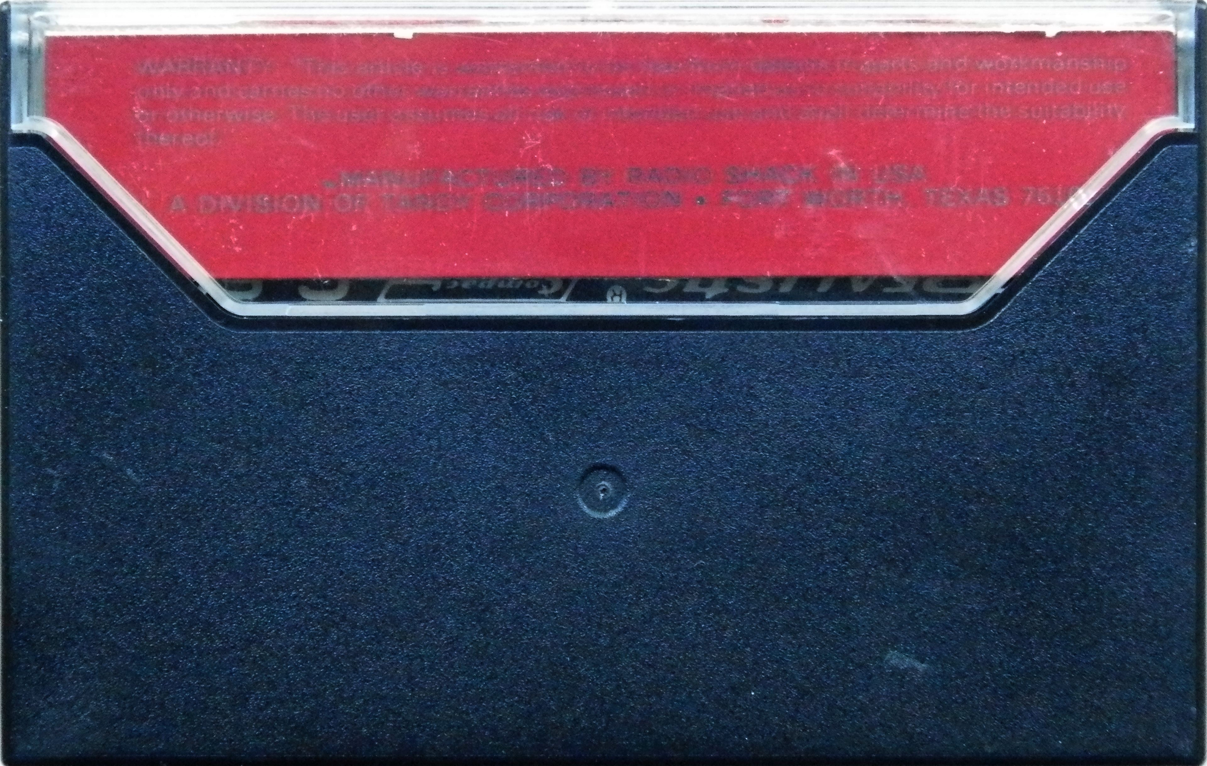 Compact Cassette Realistic 60 Type I Normal 1973 USA