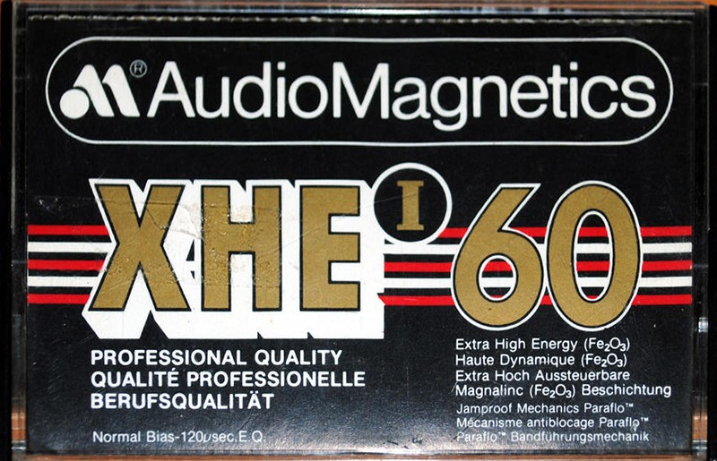 Compact Cassette Audio Magnetics XHE I 60 Type I Normal 1978 Europe
