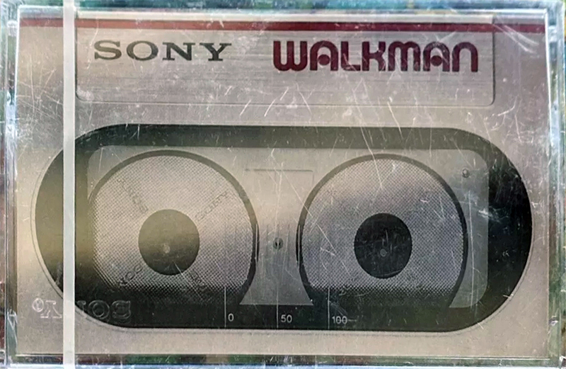 Compact Cassette Sony Walkman 74 "C-74WM" Type I Normal 1983 Japan