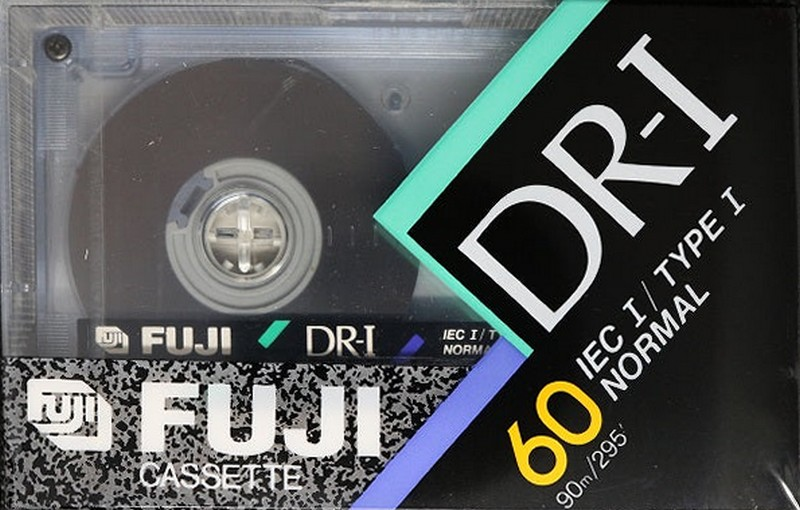Compact Cassette Fuji DR-I 60 Type I Normal 1989 North America