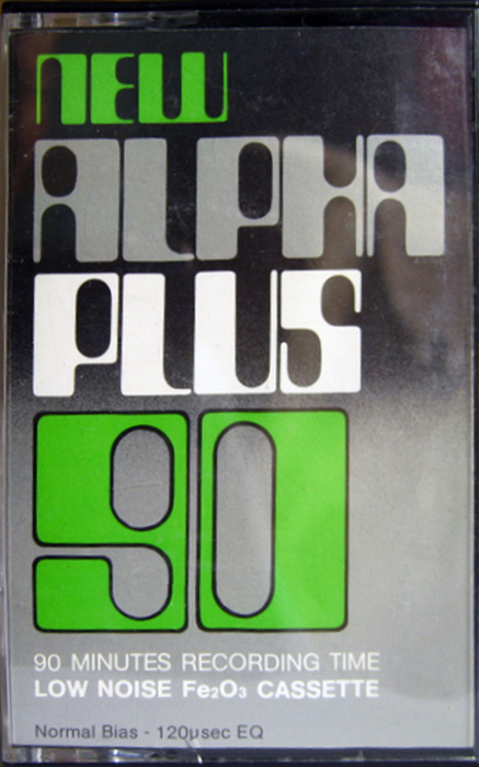 Compact Cassette Alpha Plus 90 "New" Type I Normal 1983 UK