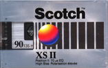 Compact Cassette Scotch XS II 90 Type II Chrome 1987 Worldwide