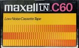 Compact Cassette Maxell LN 60 Type I Normal 1974 Europe