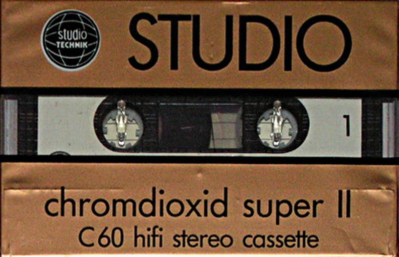 Compact Cassette Studio Technik 60 Type II Chrome Europe