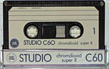 Compact Cassette Studio Technik 60 Type II Chrome Europe