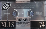 Compact Cassette Maxell XLI-S 74 Type I Normal 1988 Japan