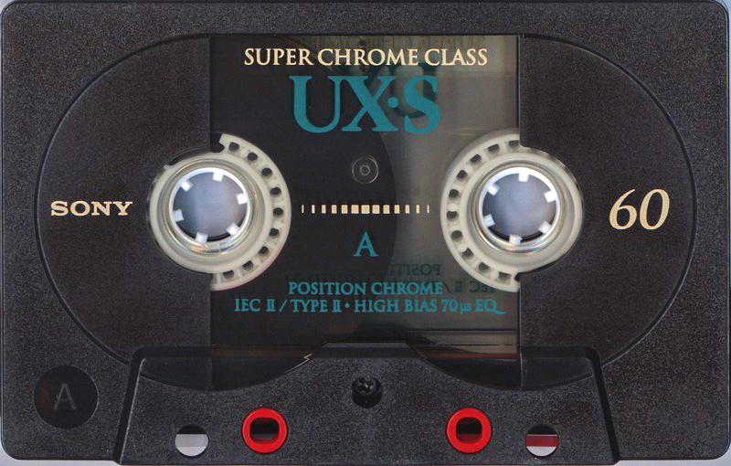 Compact Cassette Sony UX-S 60 Type II Chrome 1996 Europe