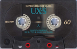 Compact Cassette Sony UX-S 60 Type II Chrome 1996 Europe