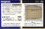 Compact Cassette Magnax GM-I 50 "Grand Master I" Type I Normal 1982 Japan