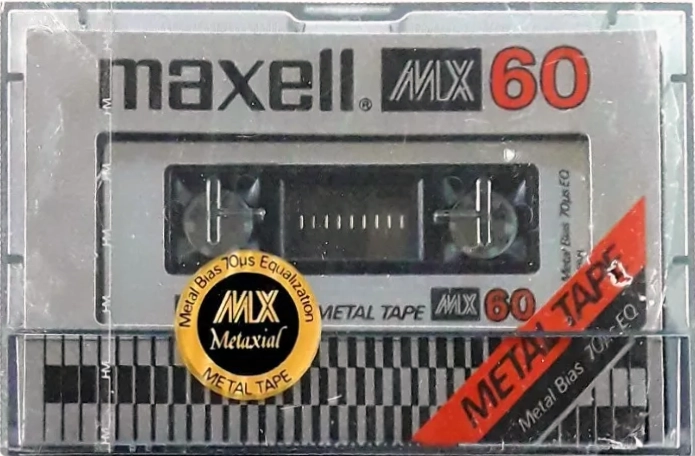 Compact Cassette Maxell MX 60 Type IV Metal 1978 USA