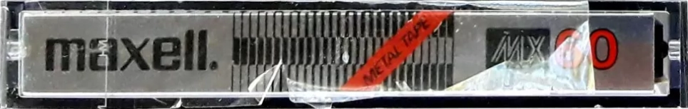 Compact Cassette Maxell MX 60 Type IV Metal 1978 USA