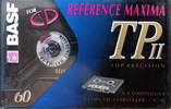 Compact Cassette BASF TP II Reference Maxima 60 Type II Chrome 1993 Brazil