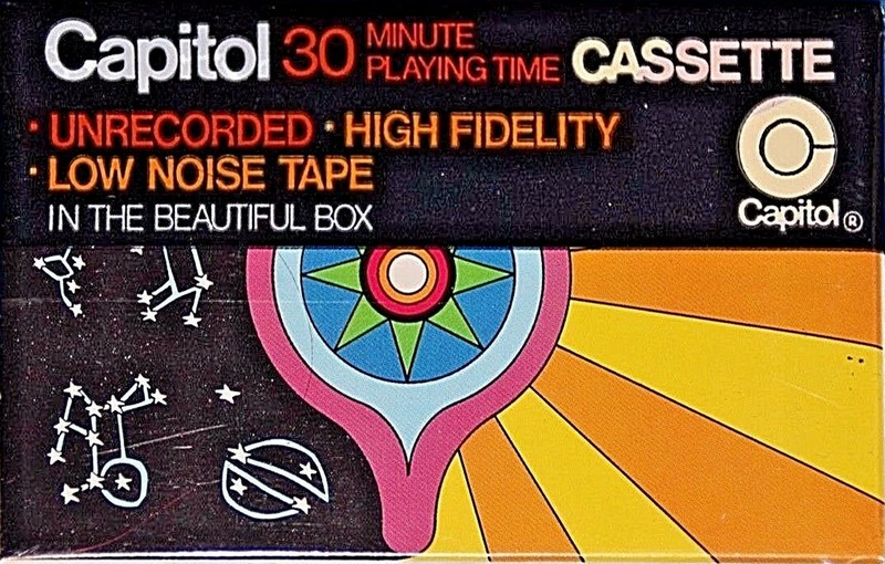 Compact Cassette Capitol Psychedelic Sky 30 Type I Normal 1970 USA