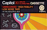 Compact Cassette Capitol Psychedelic Sky 30 Type I Normal 1970 USA