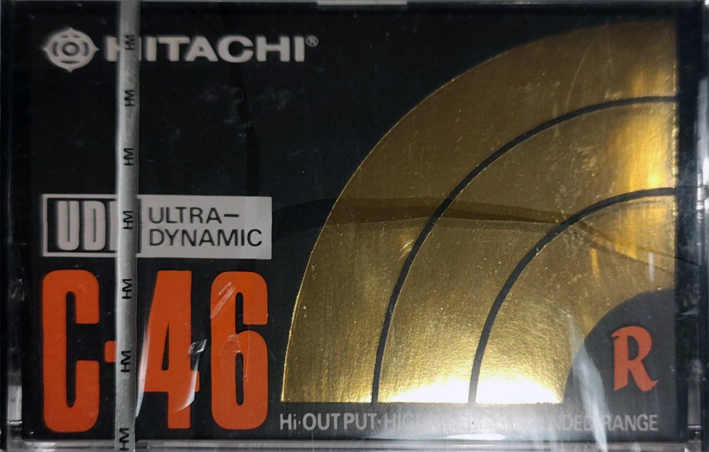 Compact Cassette Hitachi UDR 46 Type I Normal 1975 Japan