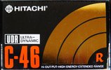 Compact Cassette Hitachi UDR 46 Type I Normal 1975 Japan