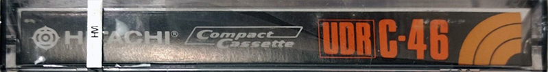 Compact Cassette Hitachi UDR 46 Type I Normal 1975 Japan