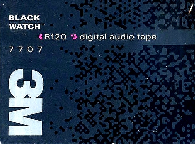 Digital Audio Tape 3M 120 Type IV Metal 1989 USA