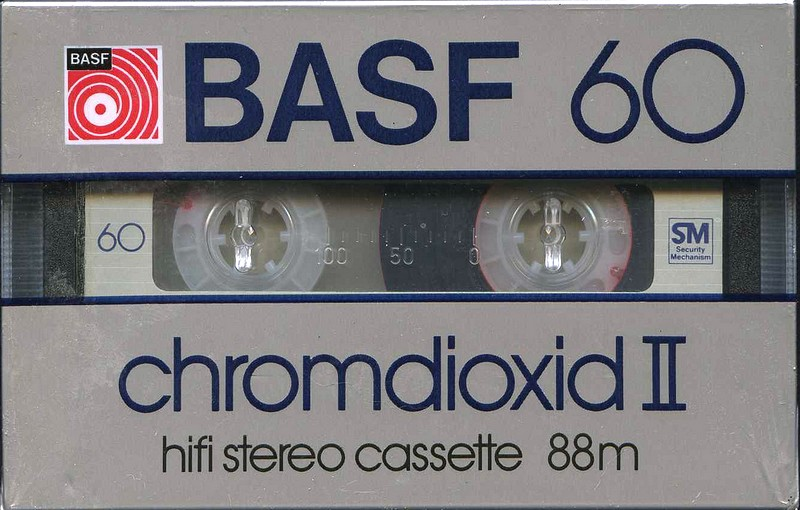 Compact Cassette BASF Chromdioxid II 60 Type II Chrome 1982 Europe