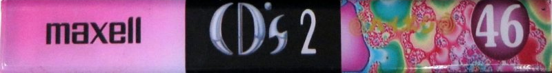 Compact Cassette Maxell CD`s II / CD`s 2 46 "CDS2-46L" Type II Chrome 1997 Japan