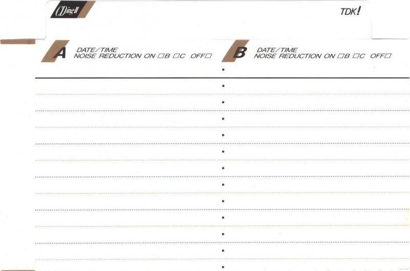 Compact Cassette: TDK  - CDing-II 64