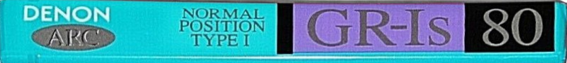 Compact Cassette Denon GR-Is 80 Type I Normal 1992 Japan