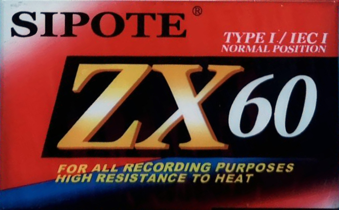 Compact Cassette Sipote ZX 60 Type I Normal 2000 Europe