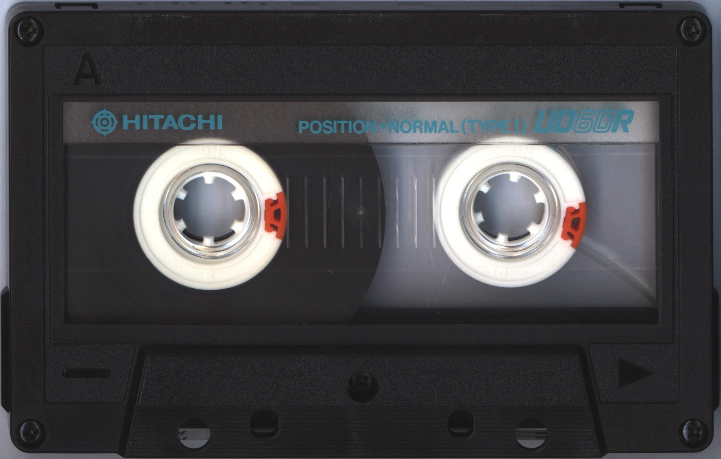 Compact Cassette Hitachi UD 60 "UD60R" Type I Normal 1985 Japan
