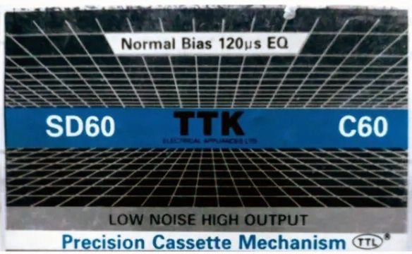 Compact Cassette TTK SD 60 Type I Normal 1984 Worldwide