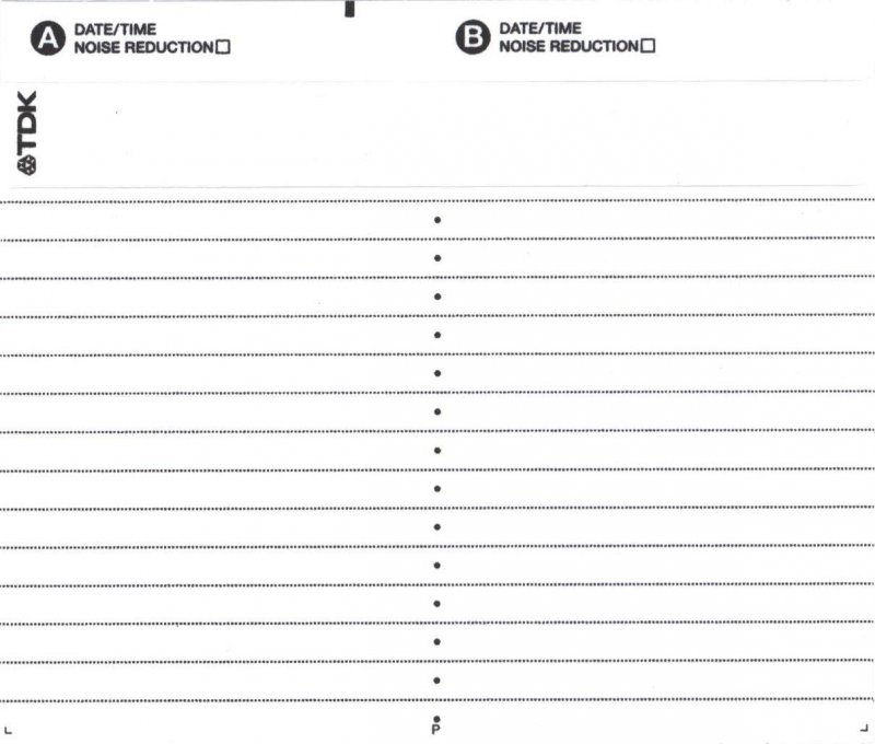 Compact Cassette TDK SA 90 Type II Chrome 1997 North America