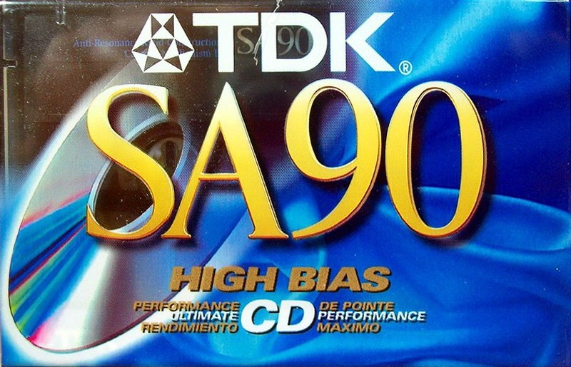 Compact Cassette TDK SA 90 Type II Chrome 1997 North America