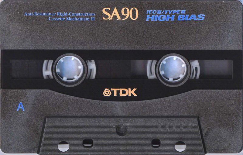 Compact Cassette TDK SA 90 Type II Chrome 1997 North America