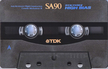 Compact Cassette TDK SA 90 Type II Chrome 1997 North America