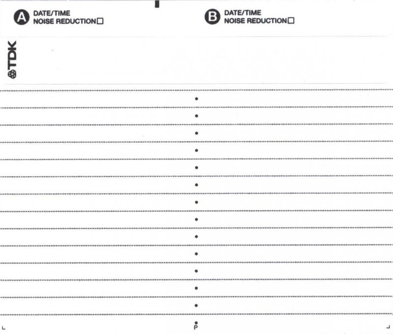 Compact Cassette: TDK  - SA 90