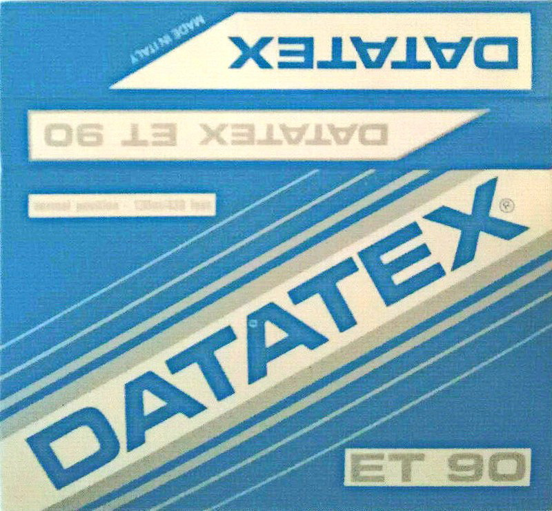 Compact Cassette Datatex ET 90 Type I Normal Italy