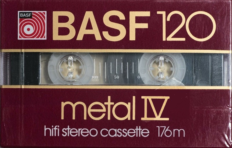 Compact Cassette BASF Metal IV 120 Type IV Metal 1982 Europe