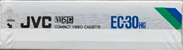 VHS-C (VHS Compact) JVC EHG 30 Type I Normal Europe