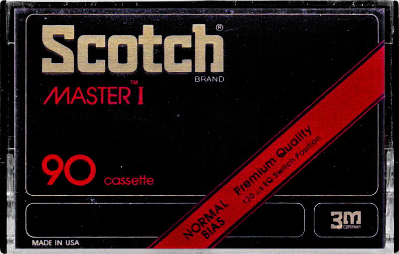 Compact Cassette Scotch Master I 90 Type I Normal 1977 USA