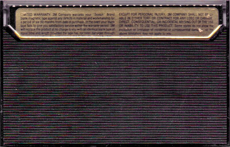 Compact Cassette Scotch Master I 90 Type I Normal 1977 USA