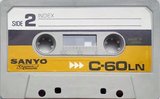 Compact Cassette Sanyo LN 60 "LN P" Type I Normal 1976 Japan