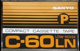 Compact Cassette Sanyo LN 60 "LN P" Type I Normal 1976 Japan