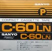 Compact Cassette Sanyo LN 60 "LN P" Type I Normal 1976 Japan