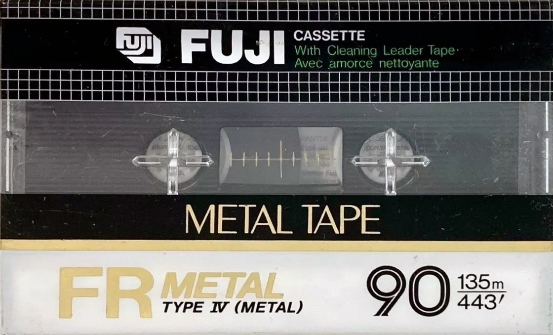 Compact Cassette Fuji FR Metal 90 Type IV Metal 1982 Europe