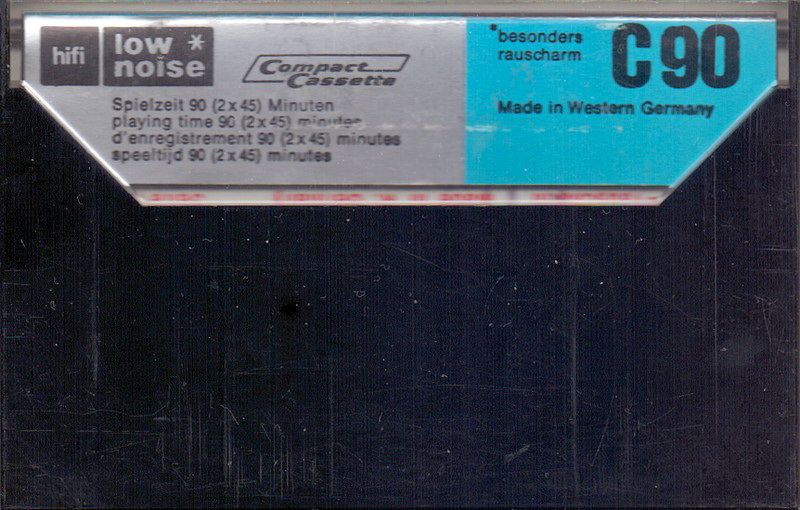 Compact Cassette Audio Club 90 Type I Normal 1975 Germany