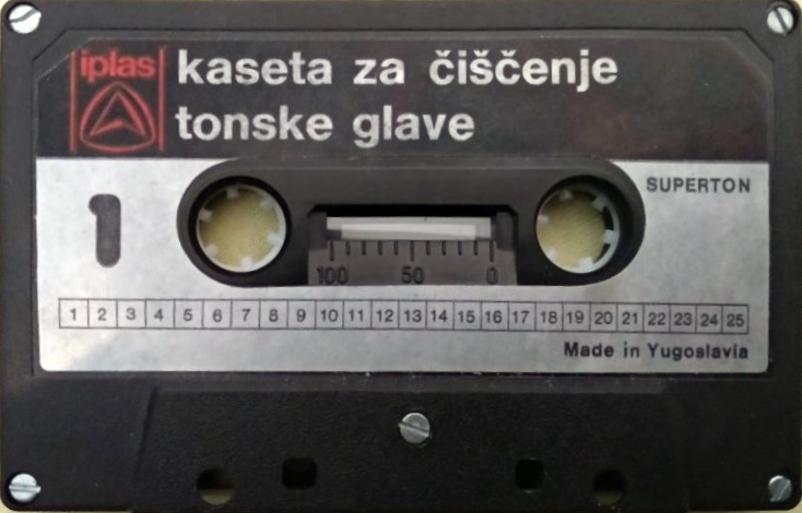 Compact Cassette Iplas "Superton" Cleaning Cassette 1978 Yugoslavia