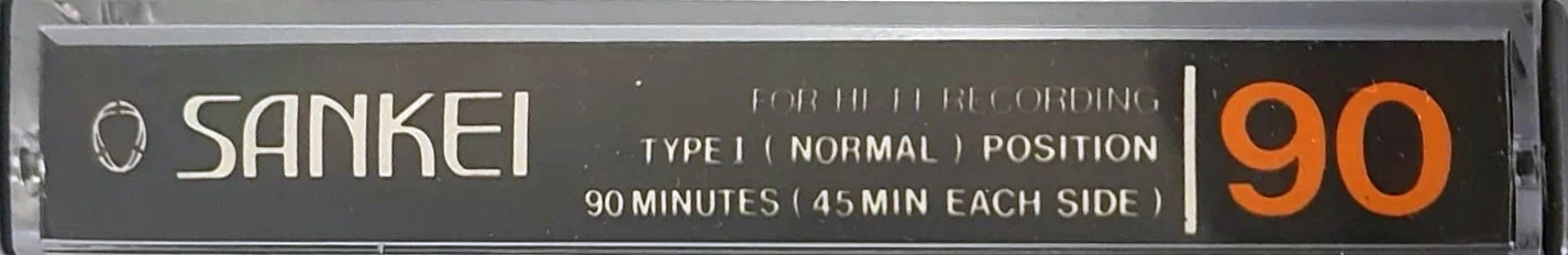 Compact Cassette Sankei SC 90 Type I Normal Japan