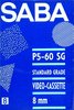 Video8, Hi8, Digital8 Saba 60 "P5-60S G" Type IV Metal Europe